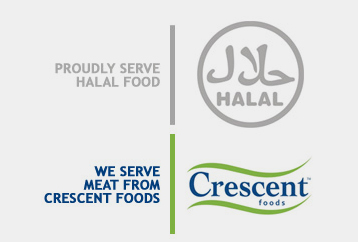 Proudly Serve Halal Food